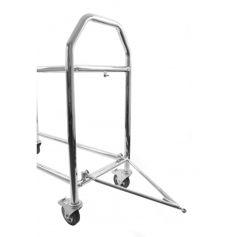 Căruț pentru anvelope compact din oțel inoxidabil cu roți pneumatice, 1385 mm x 475 mm, pentru camioane - GT2i - BG-R116SL - BGR116SL - 5060252091022